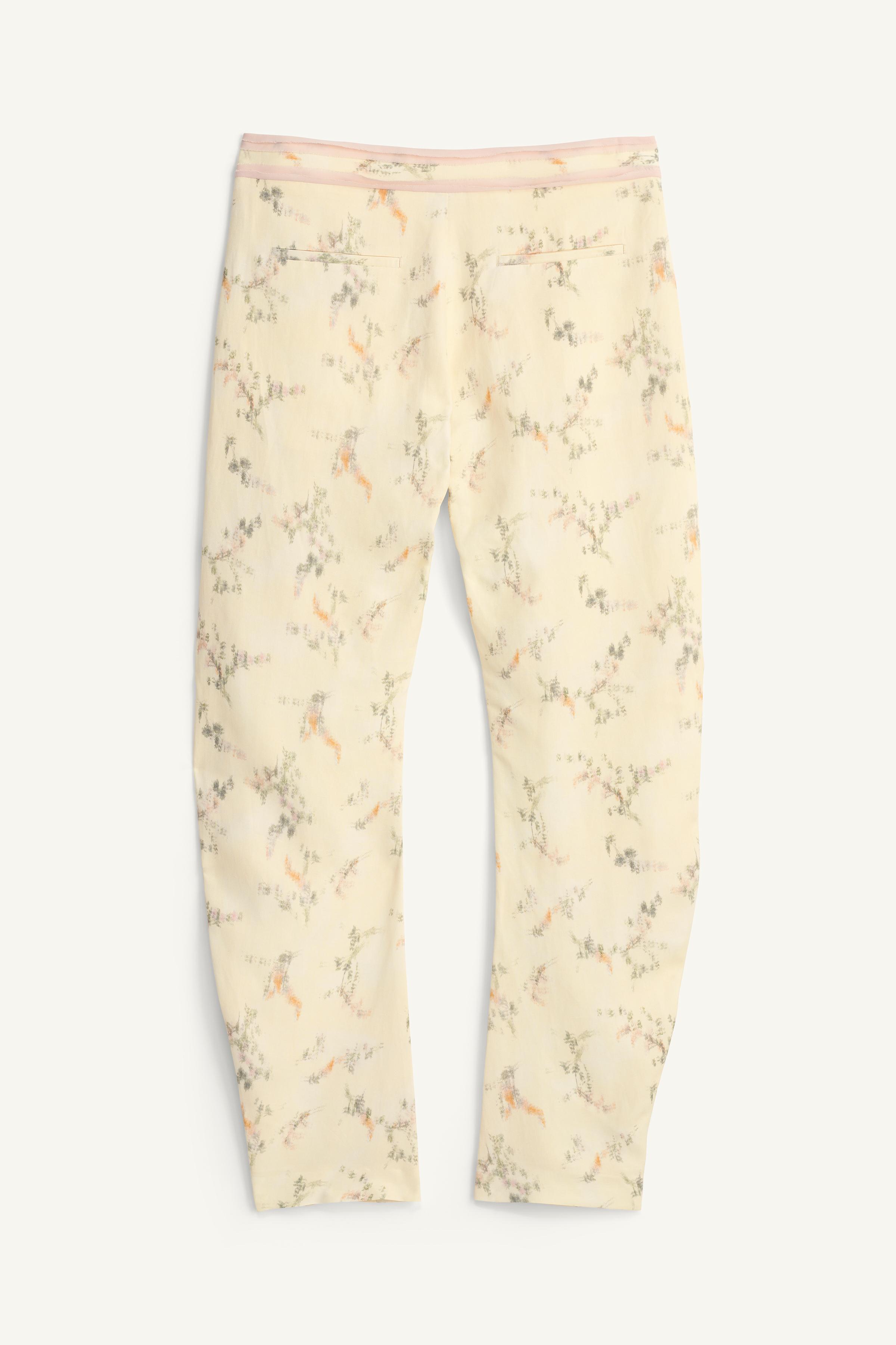 PANTALON IMPRIMÉ FLEURS ÉDITION LIMITÉE